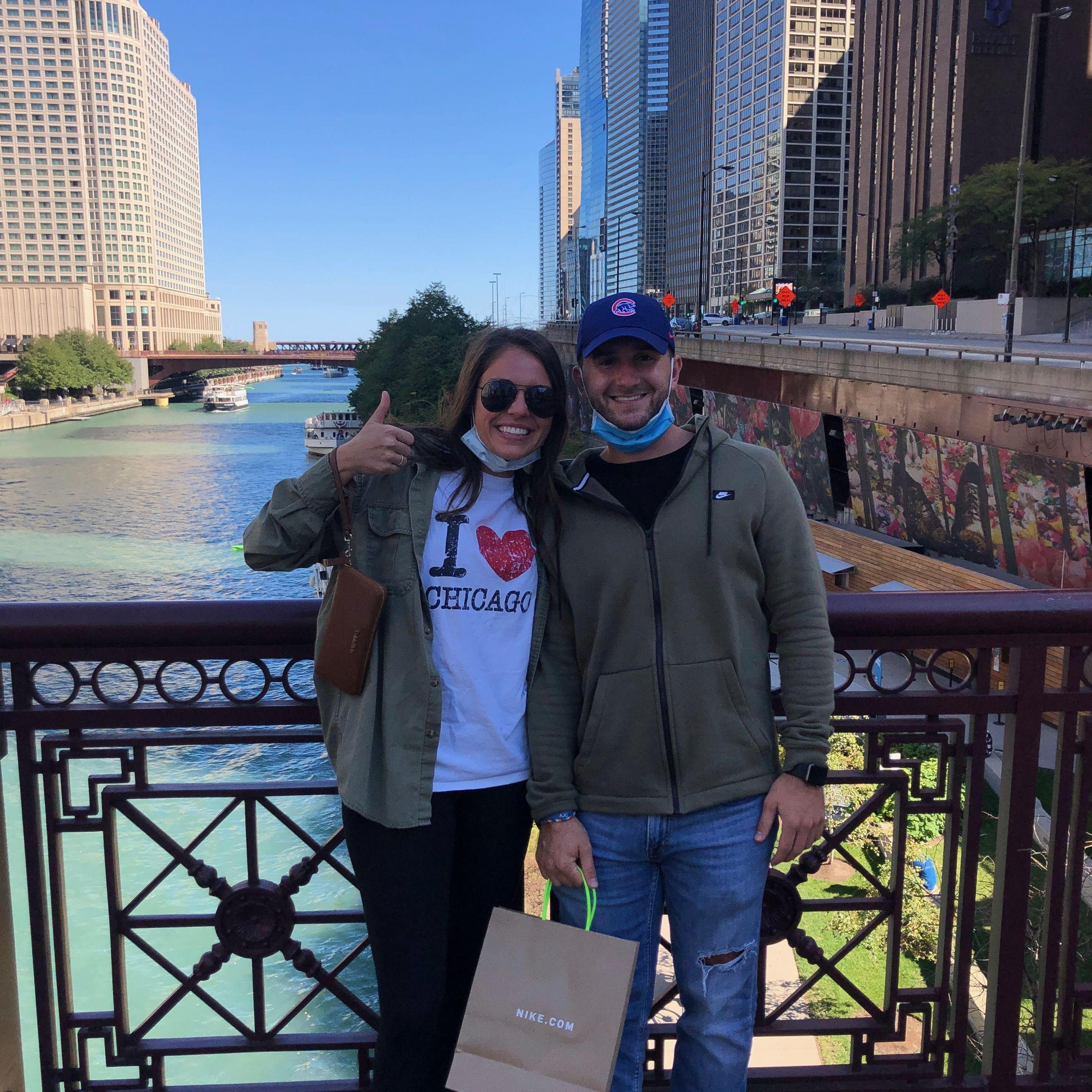 One of our favorite places - first trip to Chicago together!
