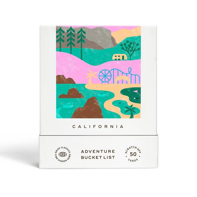 Reach International Outfitters California Adventure Bucket List: 50 Scratch-Off Cards for Outdoor Activities, Tourist Attractions, and Road Trips - Perfect Travel Gift and Guide for Exploring