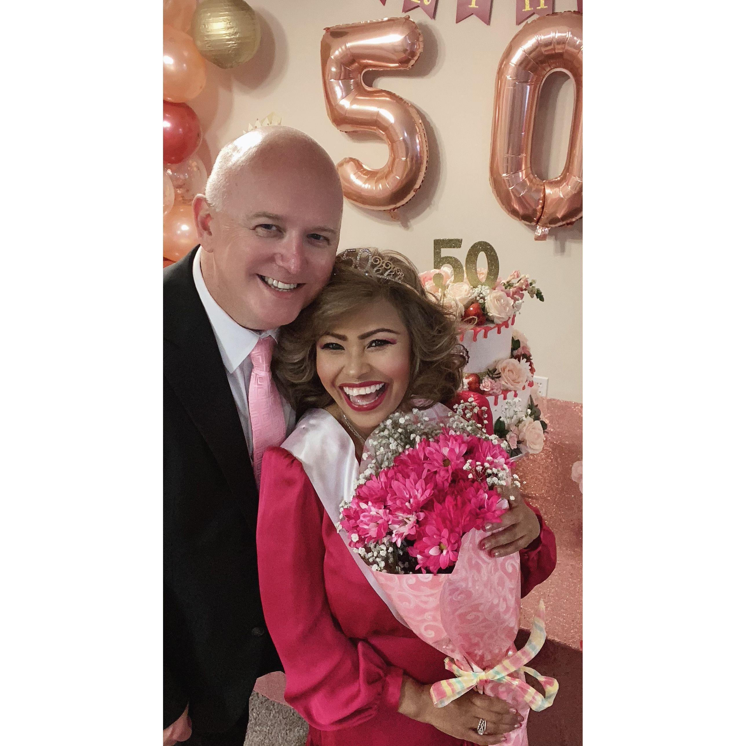 She's 50 and amazing.