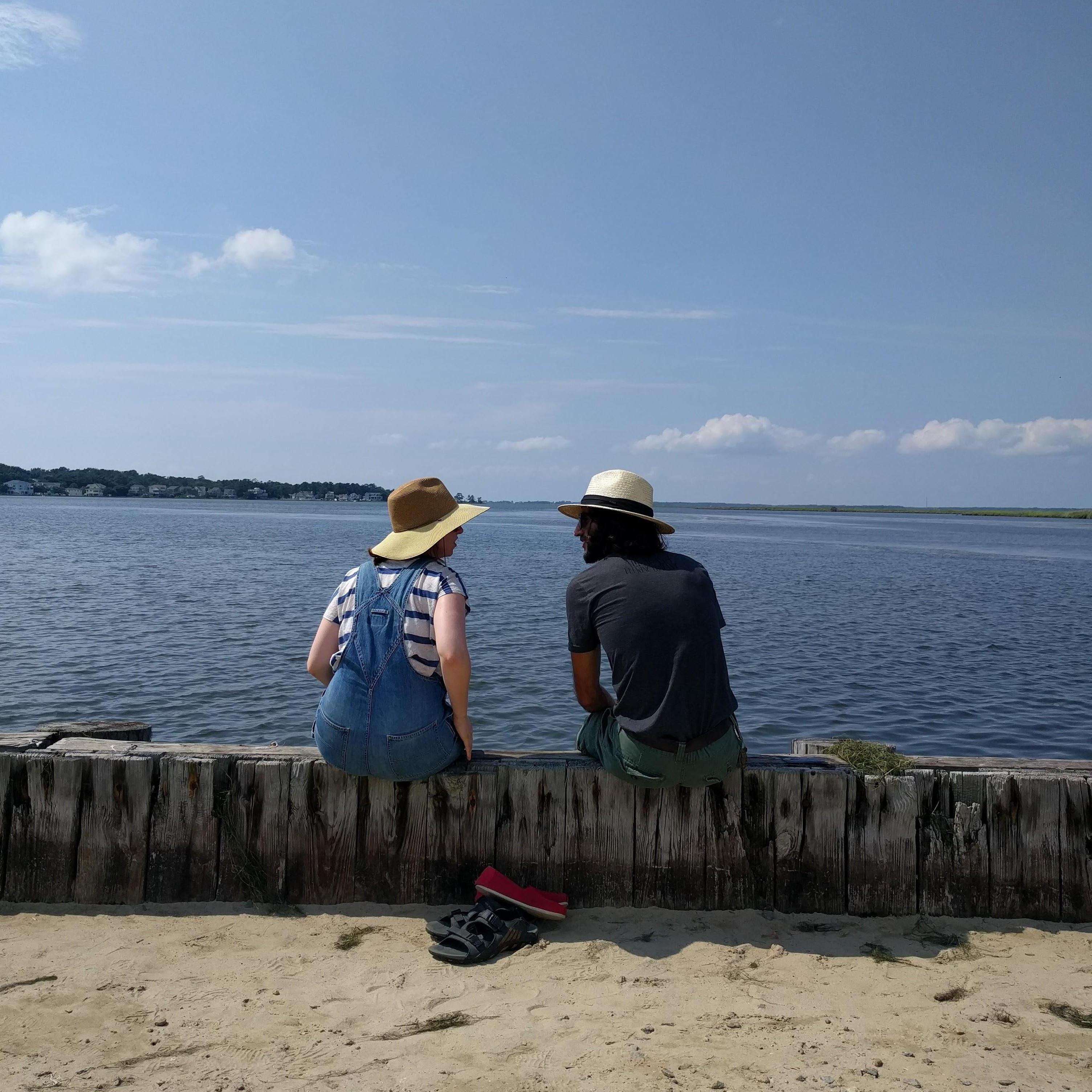 Moment captured by sister of the bride, Briana. Outer Banks, North Carolina. August 2017.