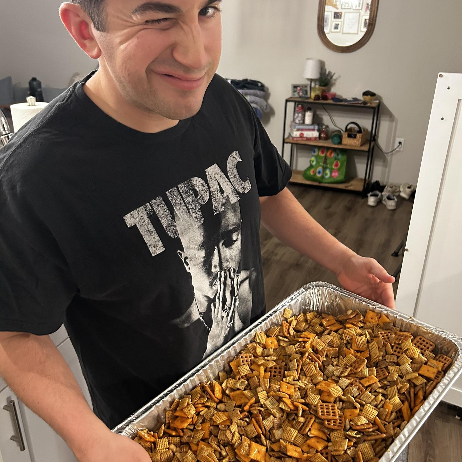 Best day of the year.. Chex Mix Day!