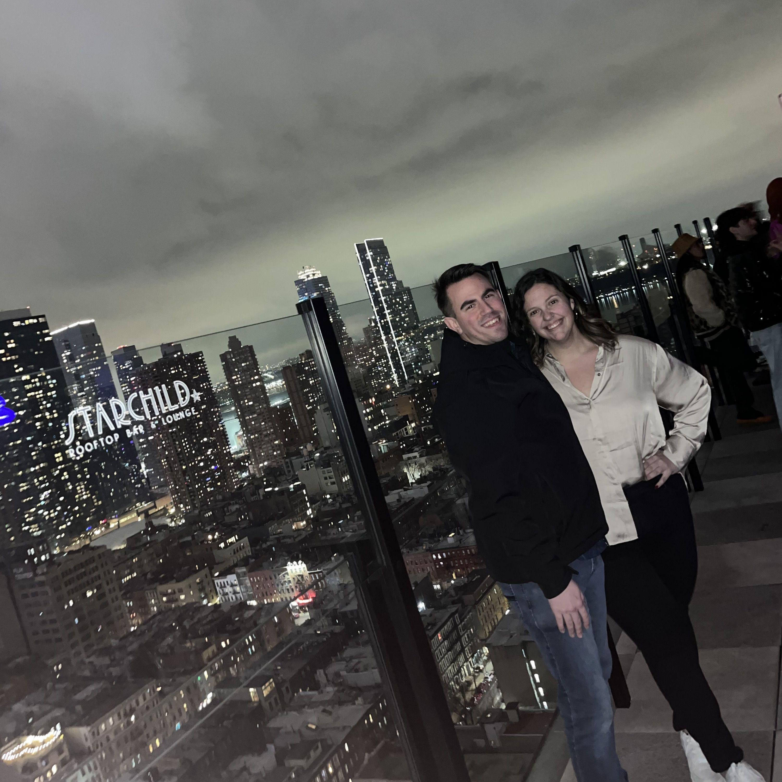 Another trip to NYC with beautiful rooftop views, January 2024