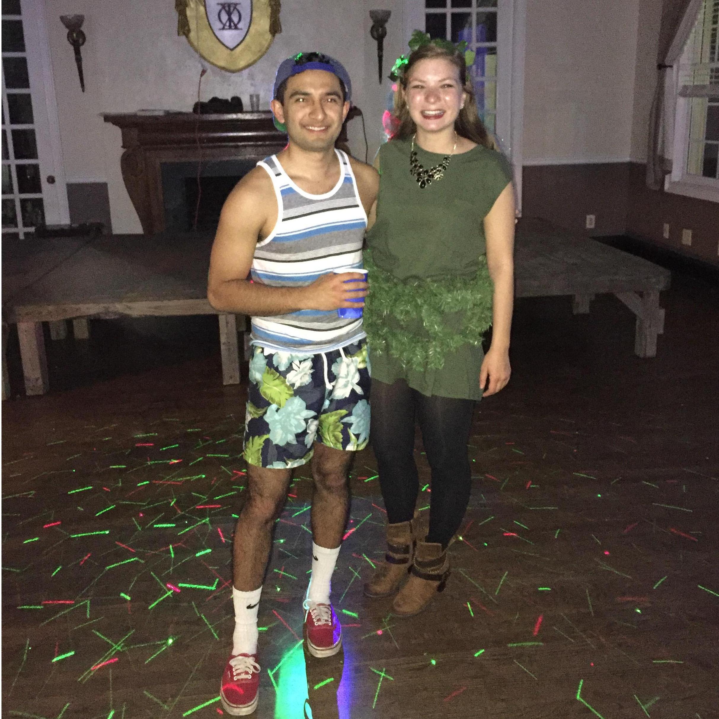 Surfer and a Tree, Halloween 2015