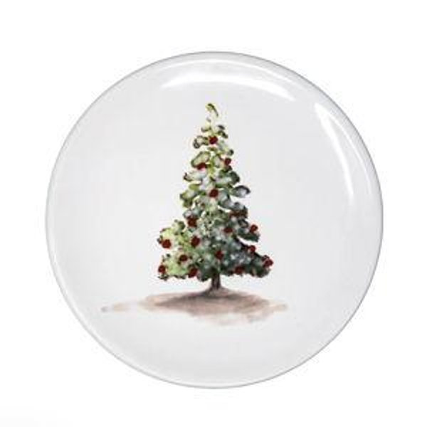 Tuscan Christmas Tree Canape/Bread Plate