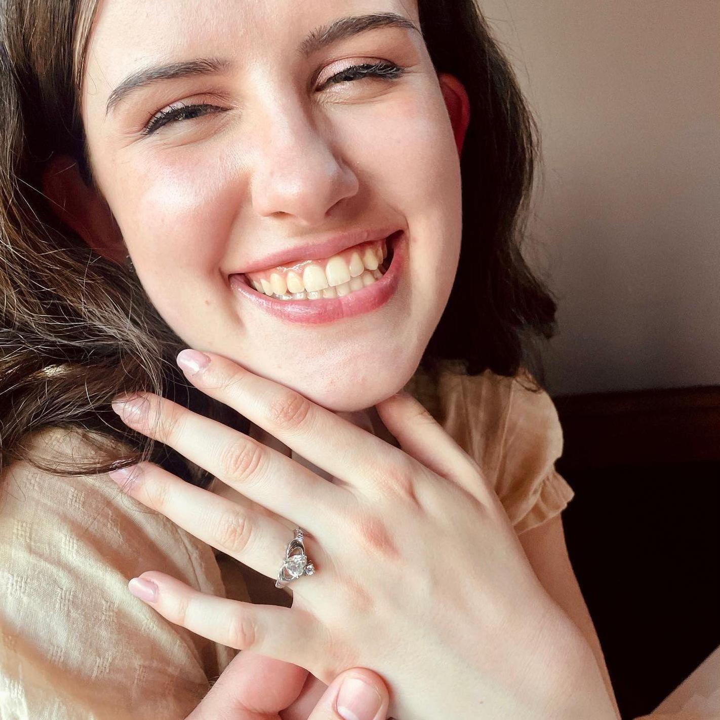 Sean took this picture the night we got engaged, April 8th 2023. I was so surprised and so happy! I cried like a baby in the corner of the restaurant :')