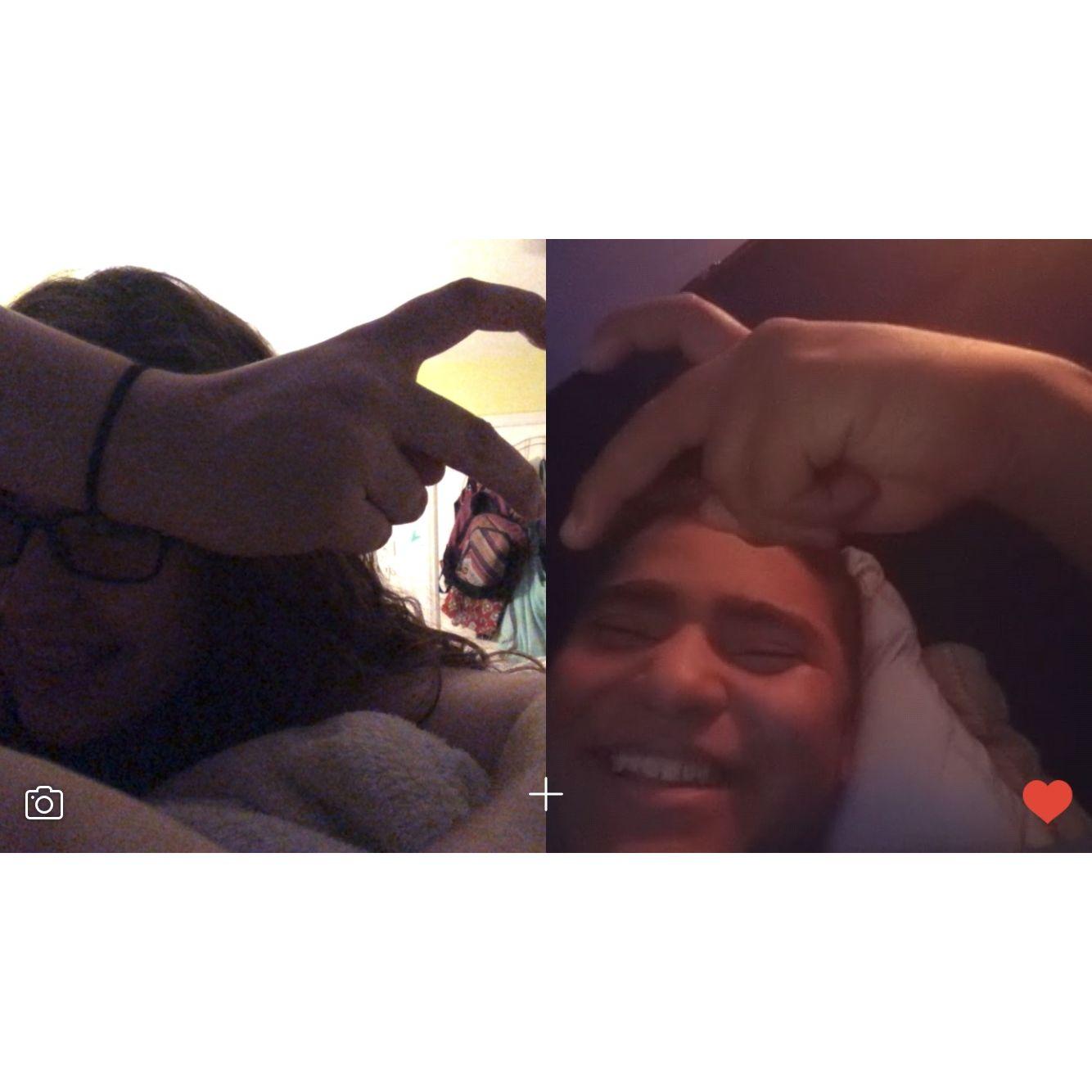 First long distance relationship skype