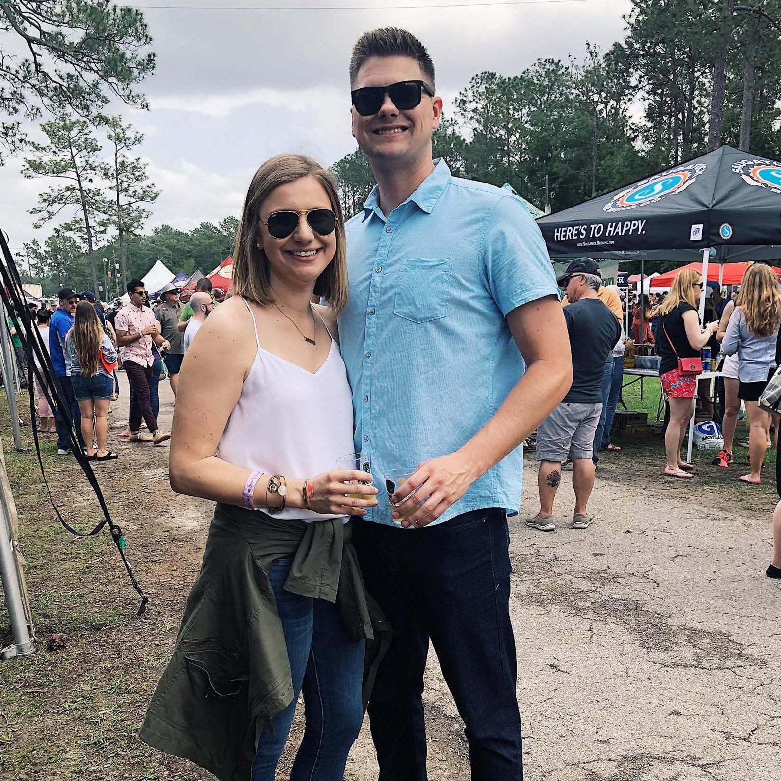 Our first picture together, Gainesville, FL 2018