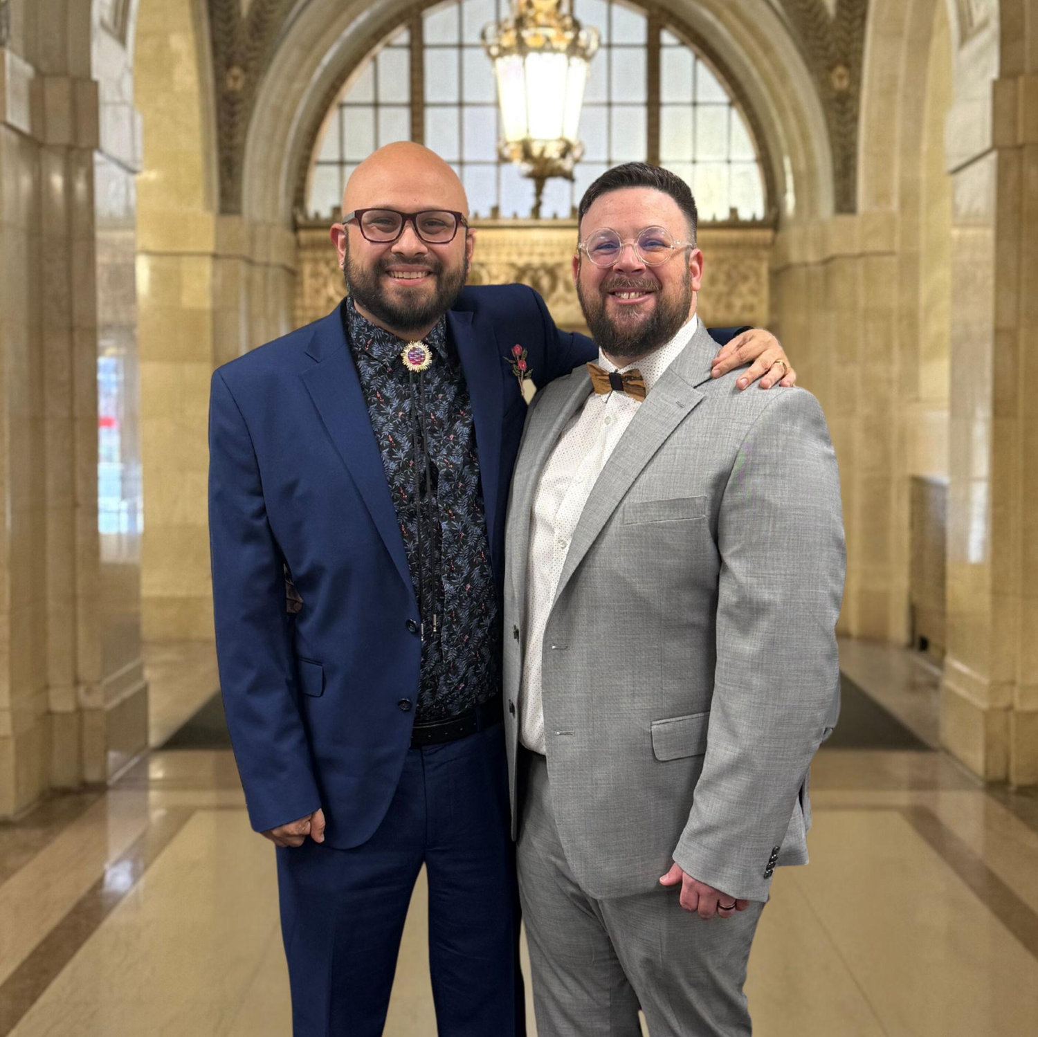 December 19, 2024 - Married at the Cook County Courthouse.