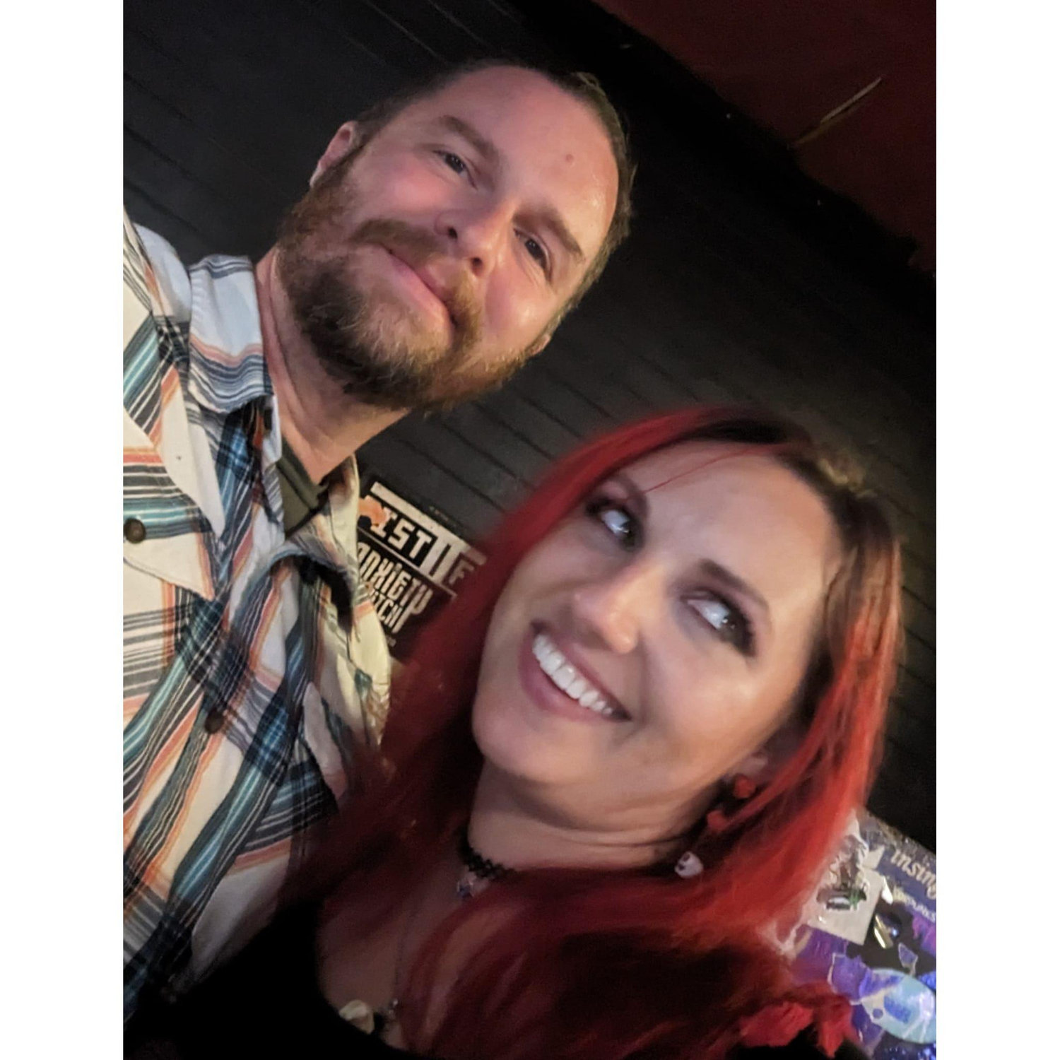One of our earliest couple photos, and Samantha still smiles like that.