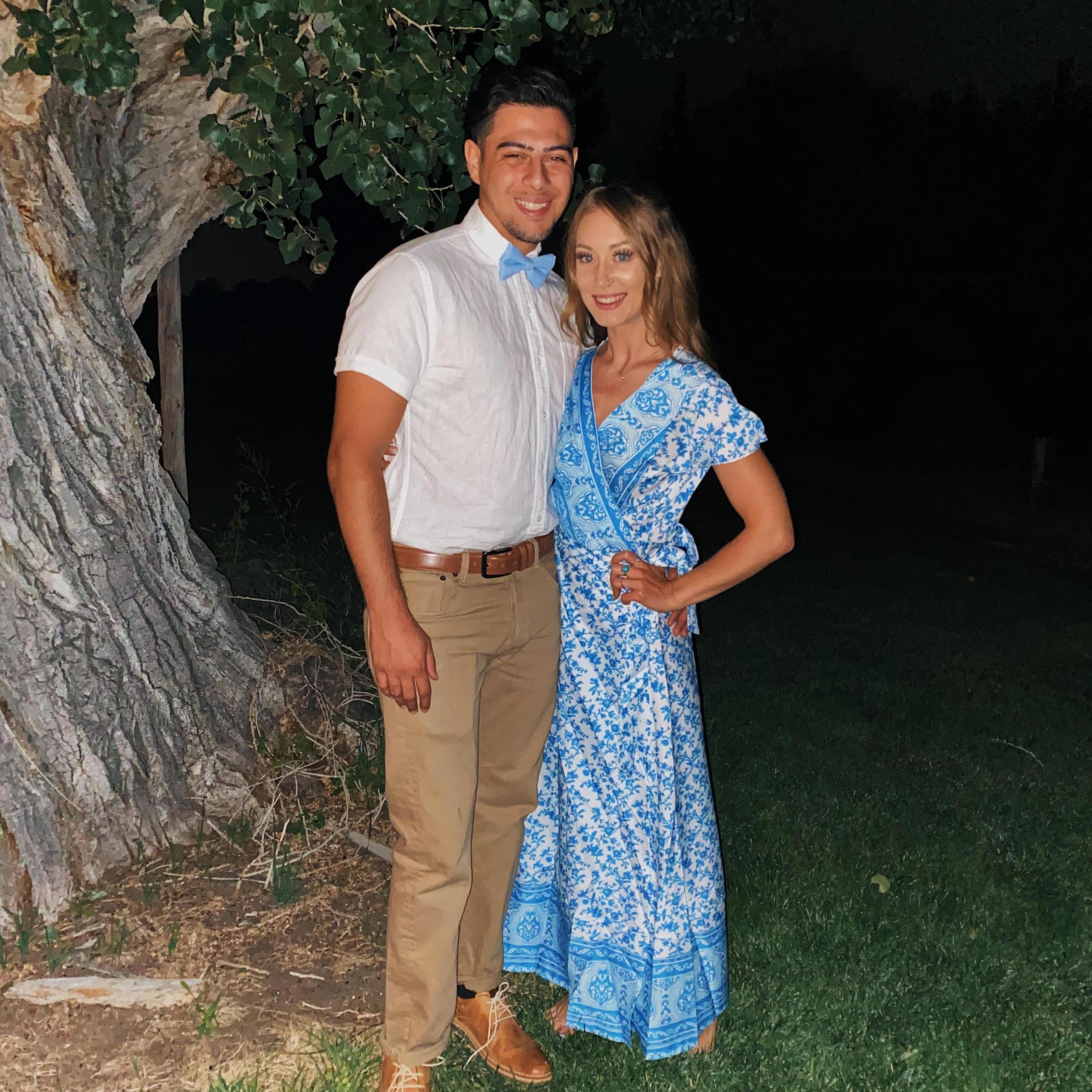 Maddie's cousin's wedding! Aren't we cute all matchy-matchy?!