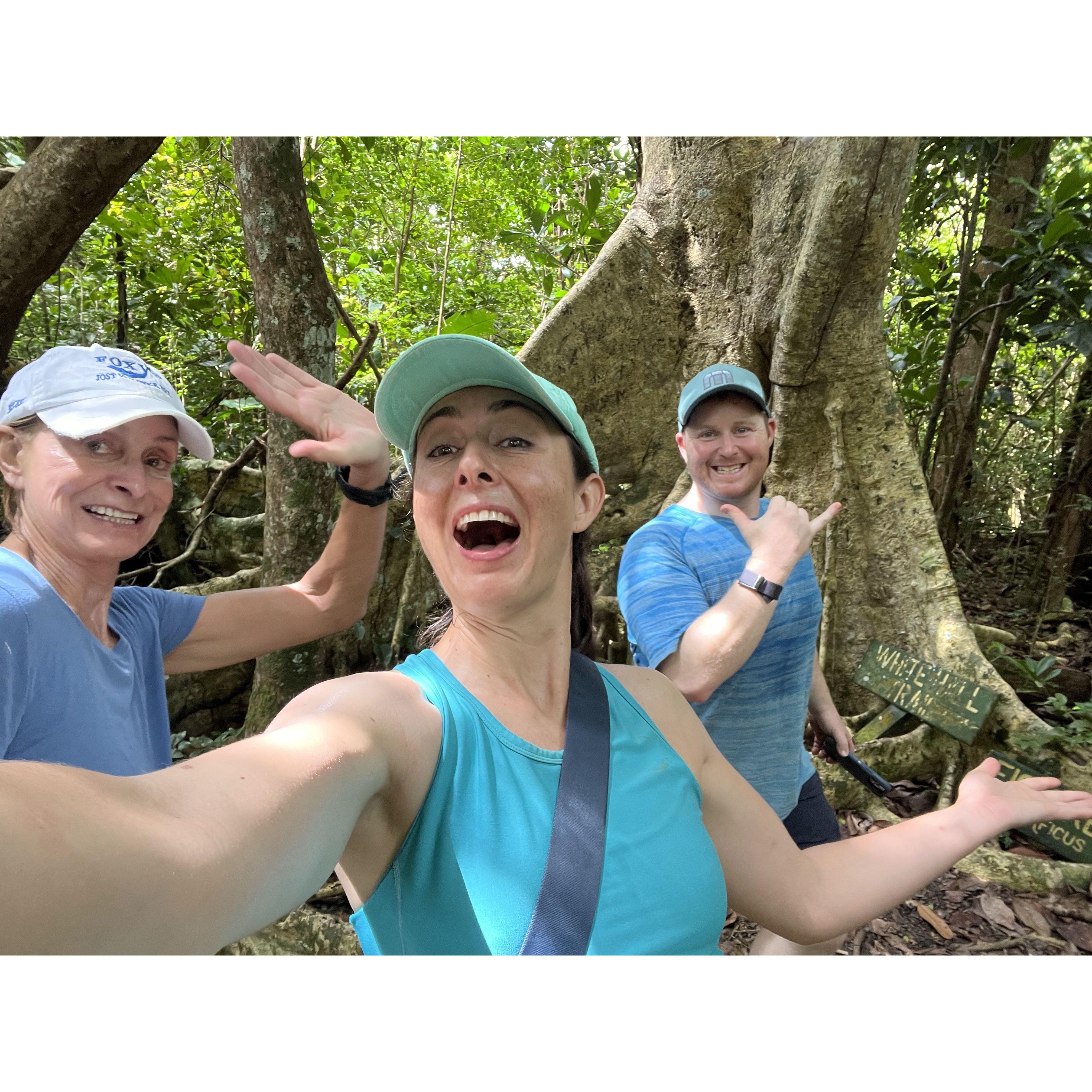 Hikig up sage mountain