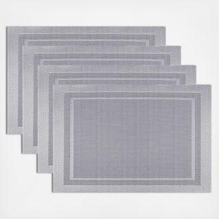 Fete Moderne Border Placemat, Set of 4