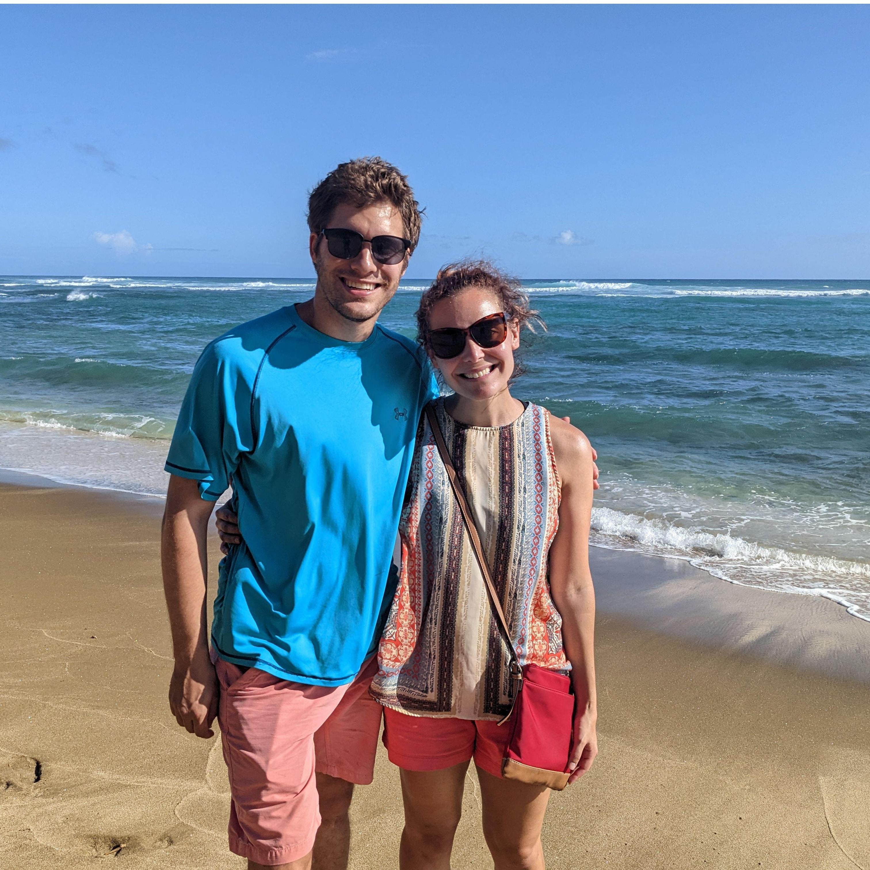 Our first trip to Hawaii together, 2022