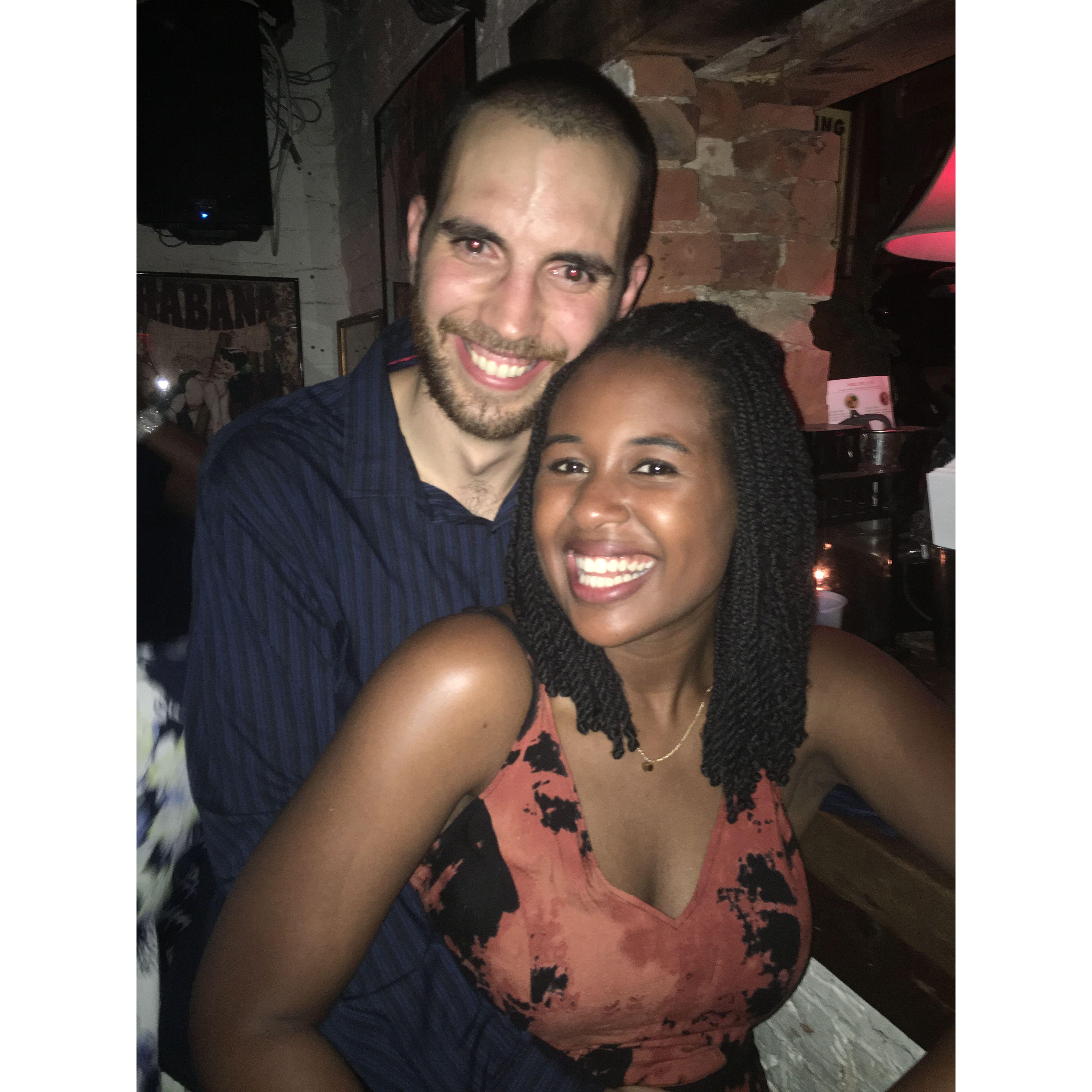 One of our favorite photos together.