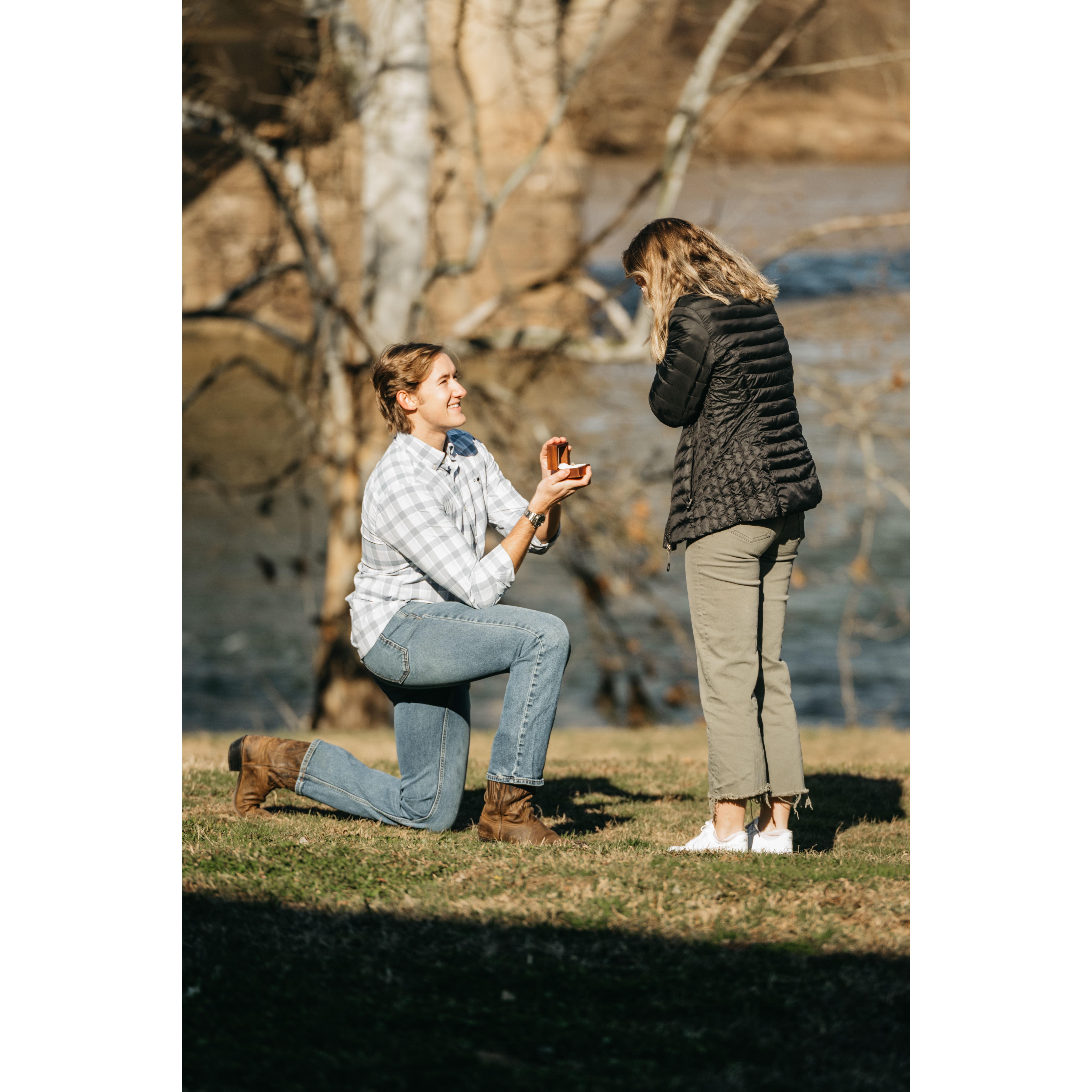 SHE SAID YES!