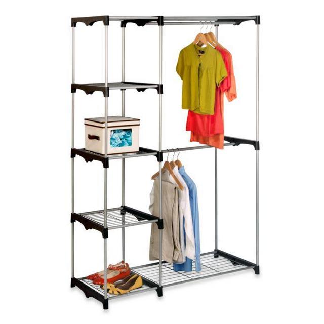 Honey-Can-Do® 68-Inch Steel Freestanding Wardrobe Closet