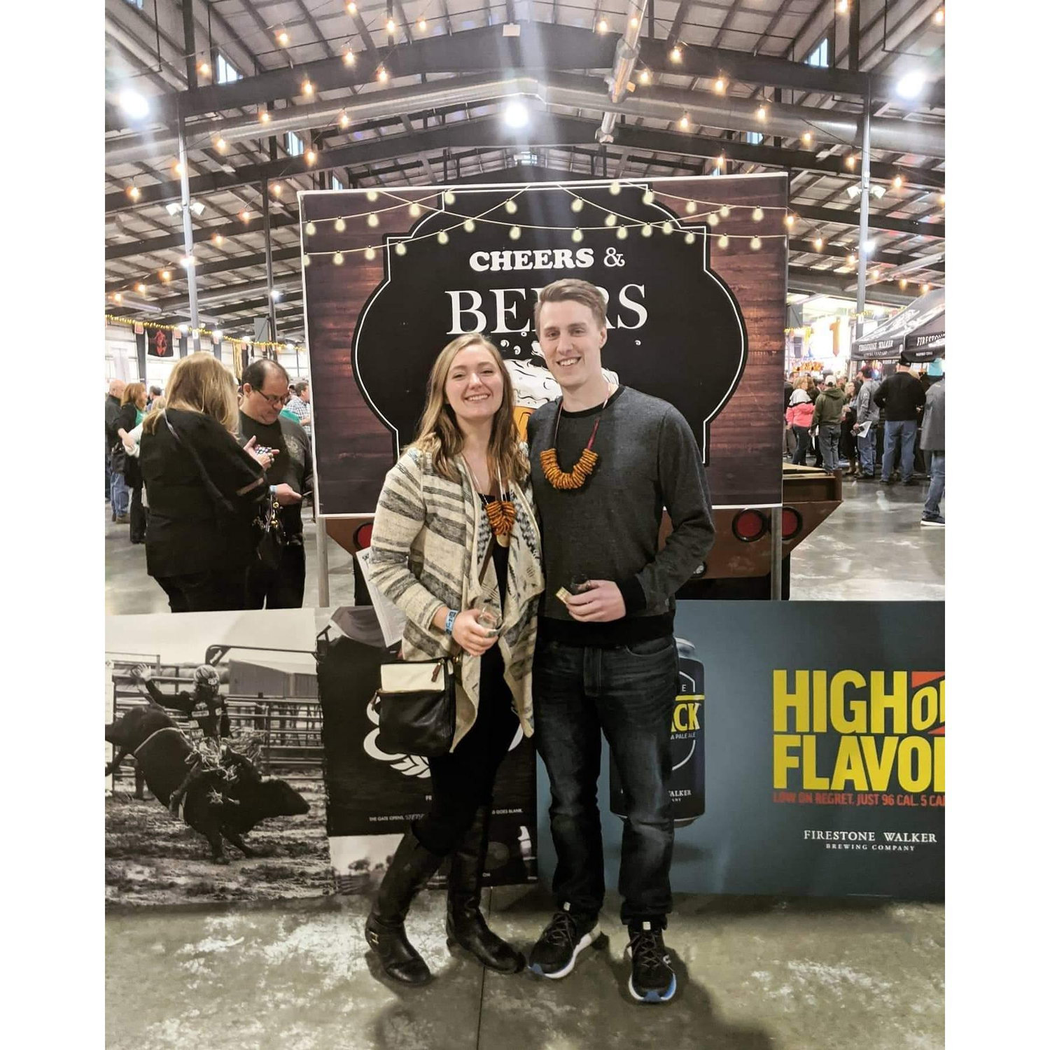 We love going to craft brew events with friends!