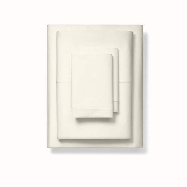 Percale sheet set white king