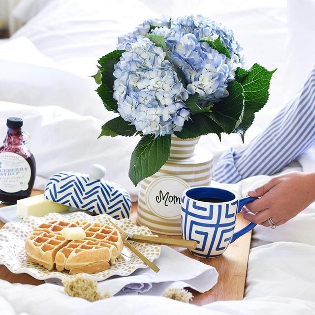 Neutral Stripe Mini Vase