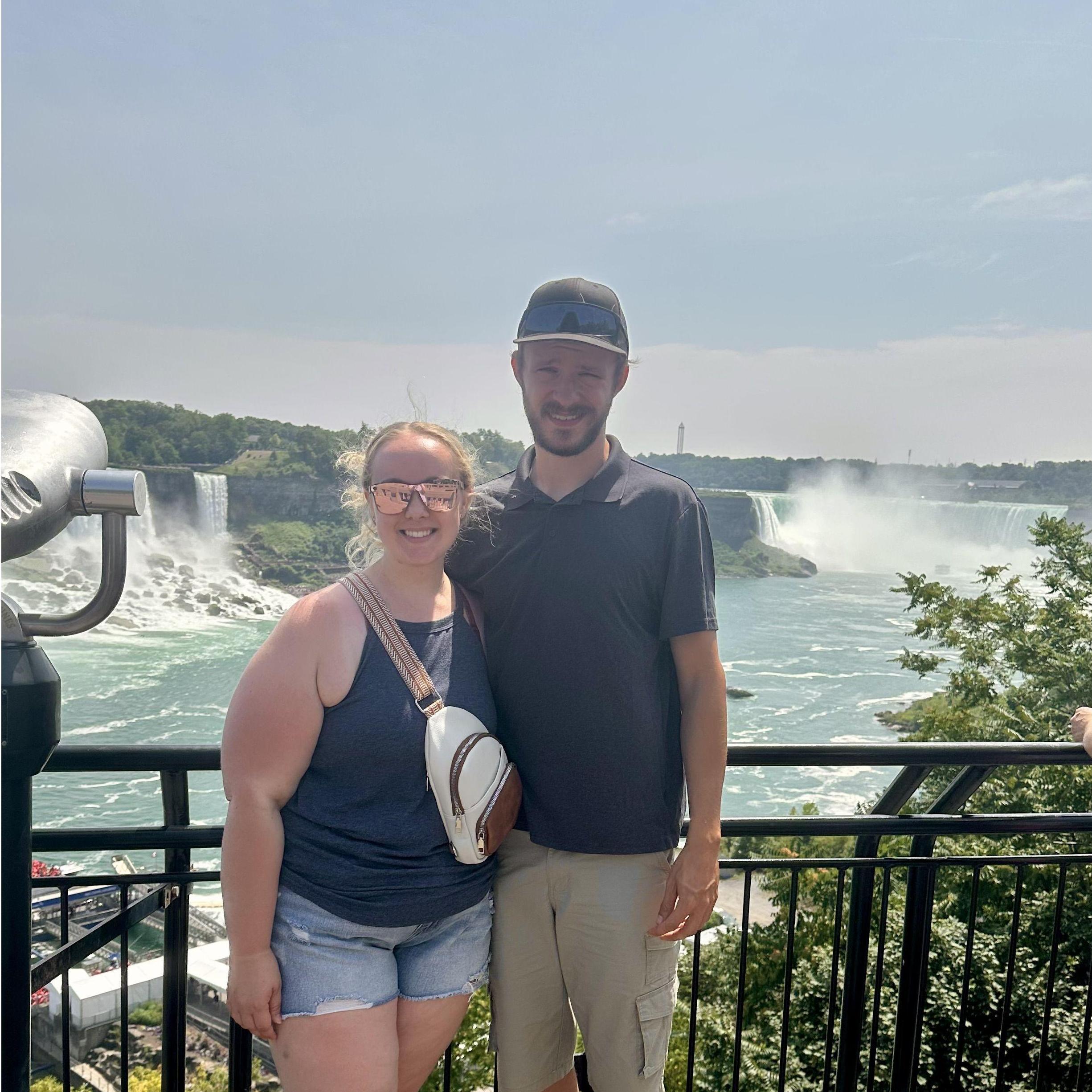 Our first time out of the country... to the Canadian side of the Niagara Falls