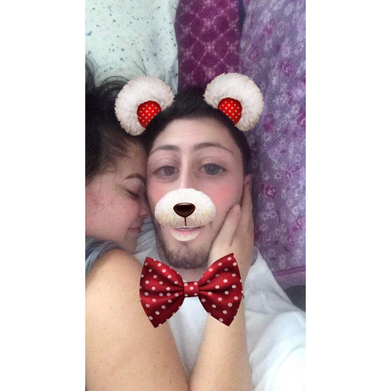 Mishka aka teddy bear so the filter seemed fitting