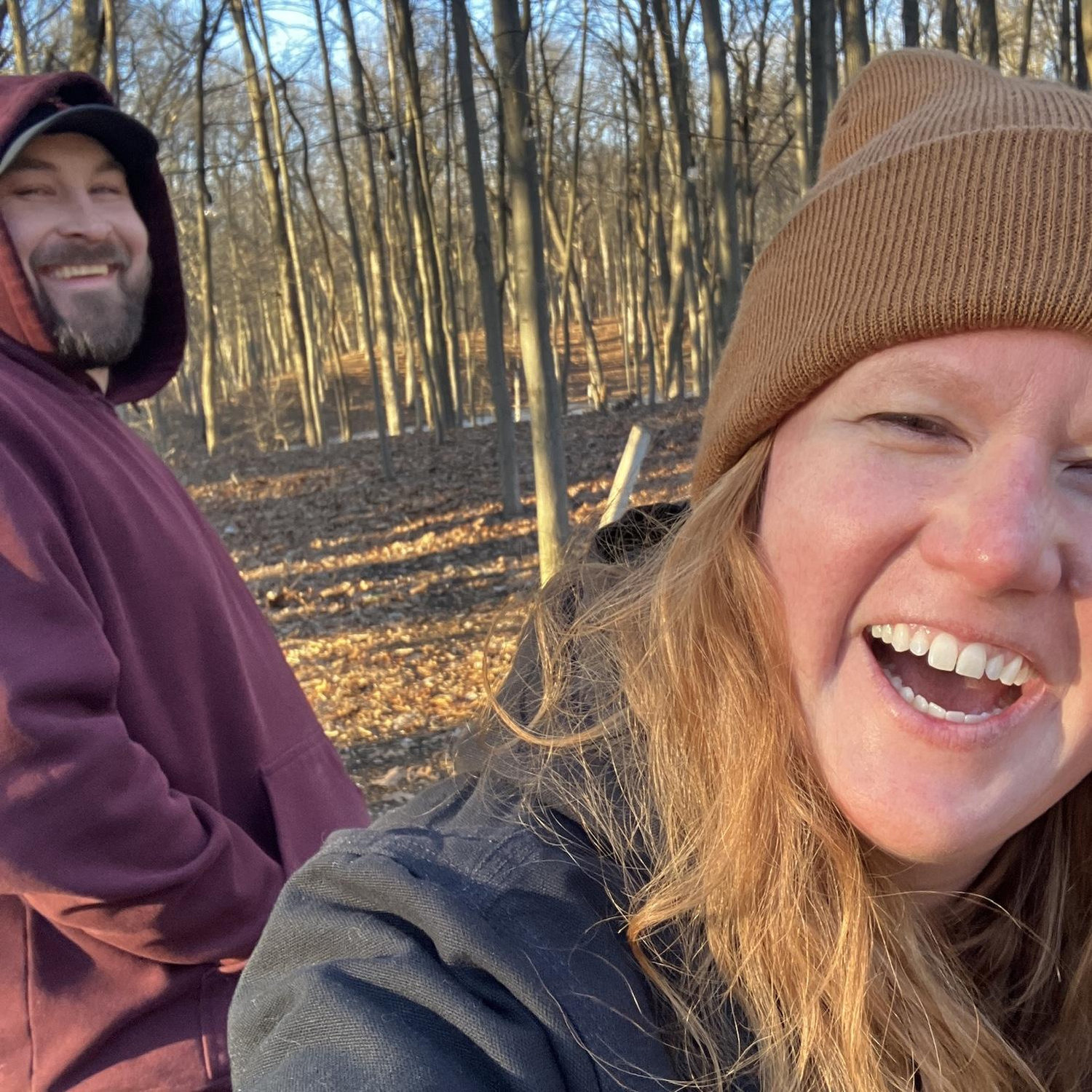 Winter sun and bonfires are our favorite