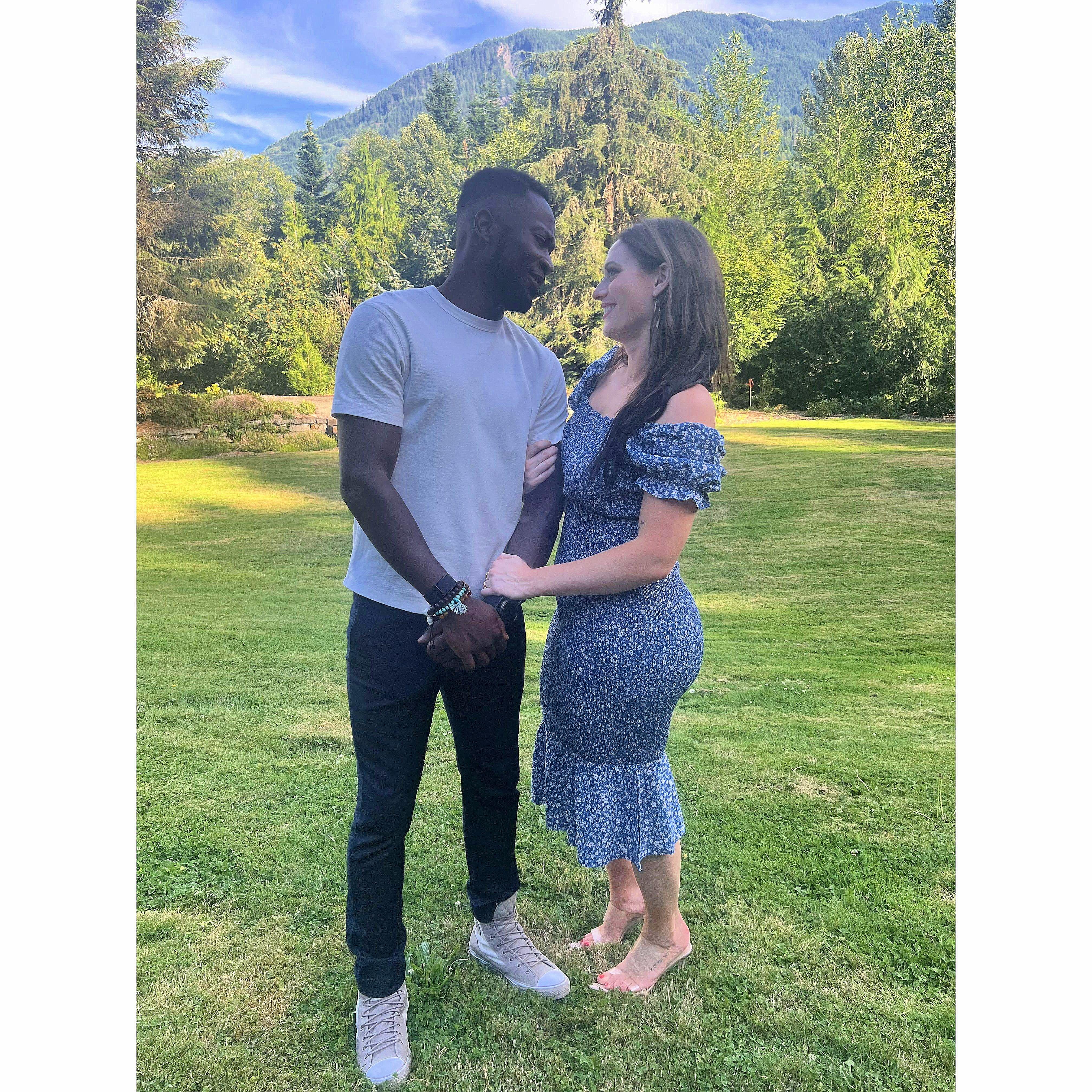 At our sweet friend's wedding in the mountains. It was a joy to laugh, dance, and celebrate them together.