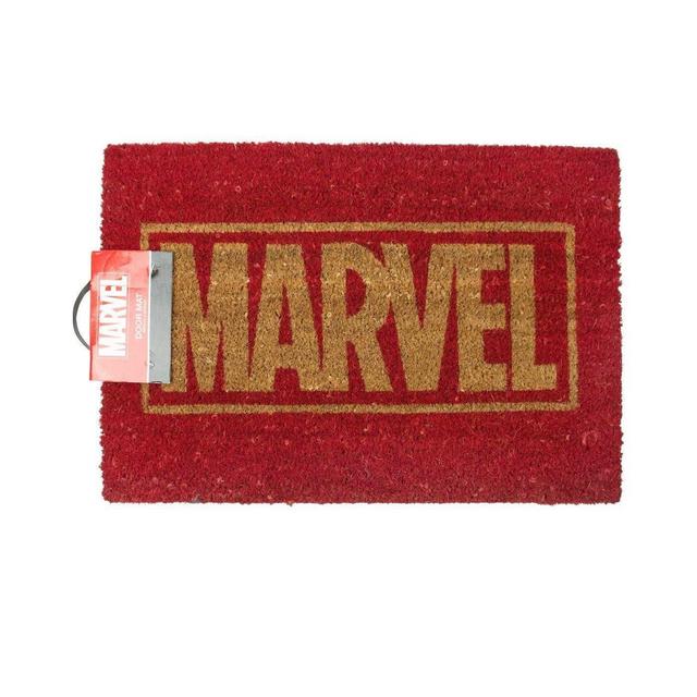 Marvel Comics Superhero Logo Outdoor Doormat Door Mat 30x18 inch