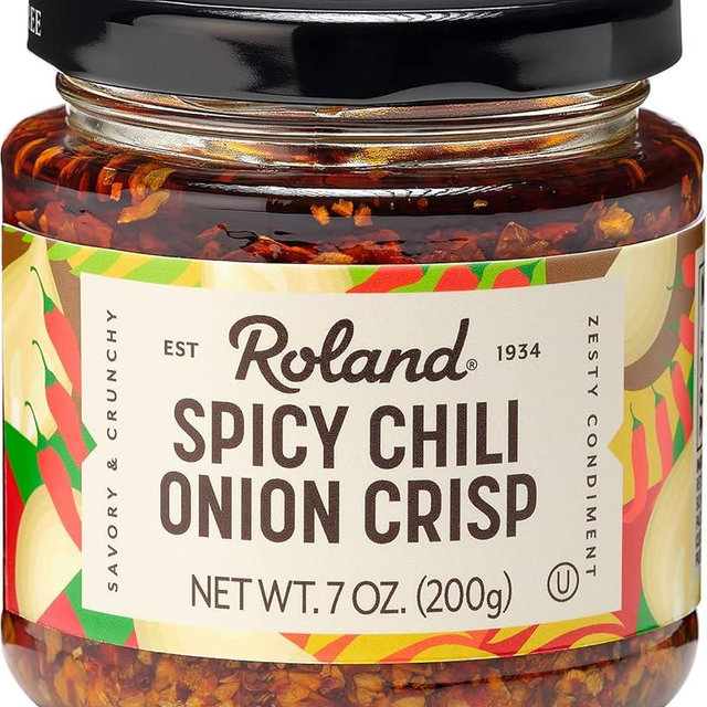 Roland Foods Spicy Chili Onion Crisp, 7 Ounce