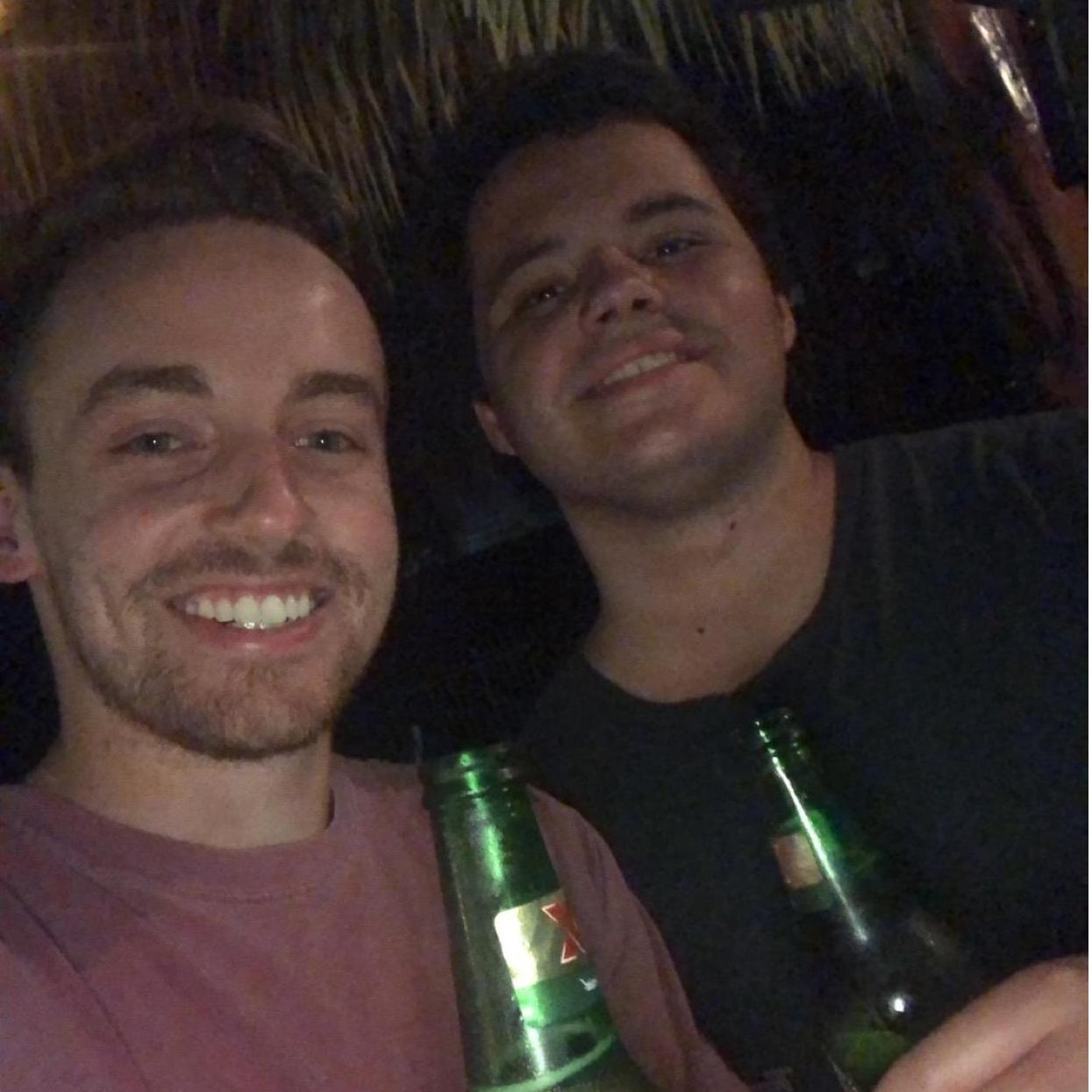 Sam asking Logan to be a groomsman