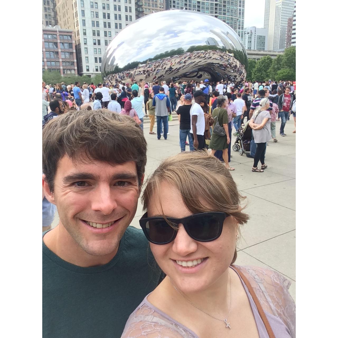 We love going out in Chicago! The Bean is definitely a fave.