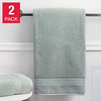 Dark Gray 2-piece Bath Towel Set