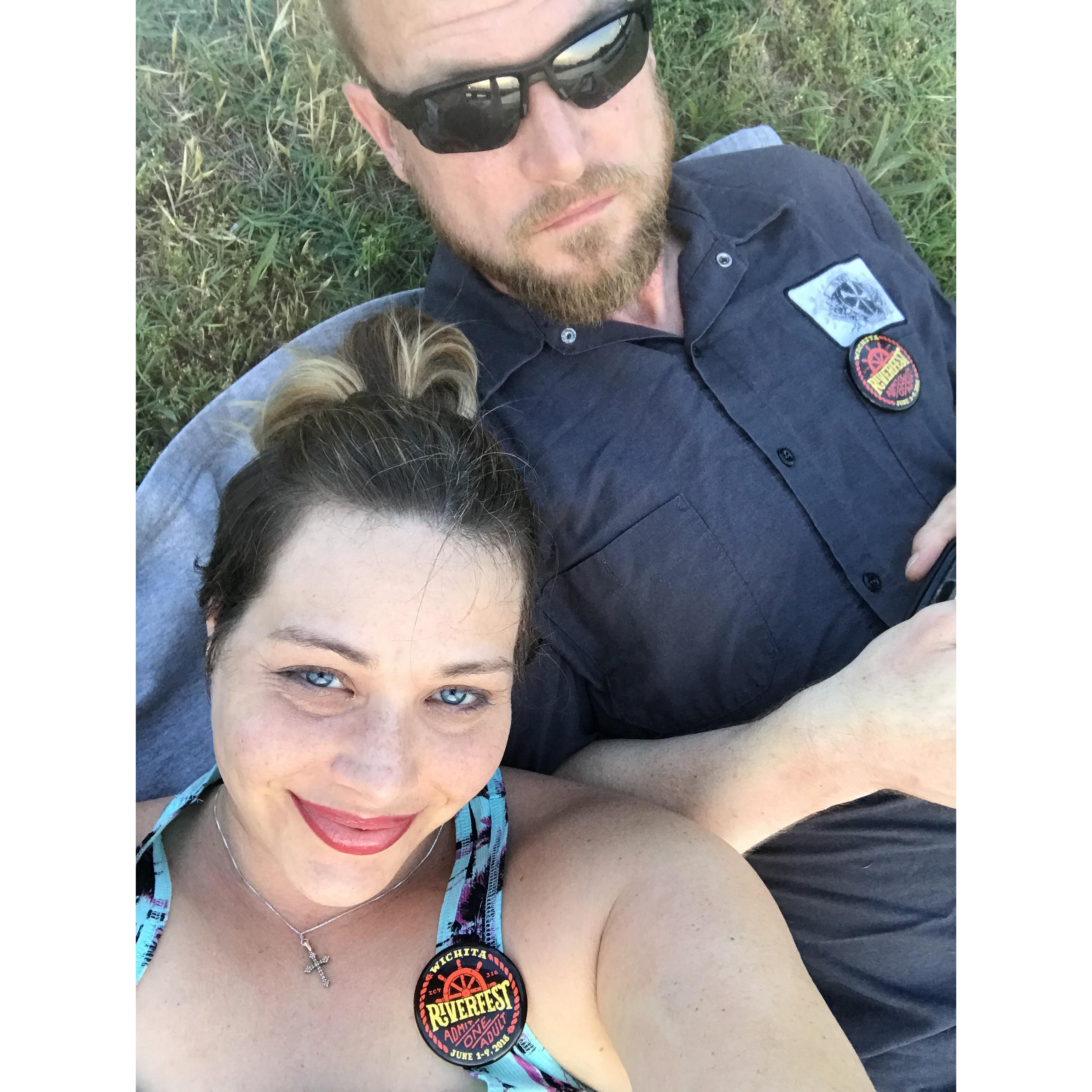 His first, and only, Riverfest June 2018
