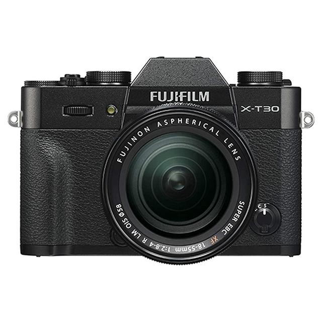 Fujifilm X-T30 Mirrorless Digital Camera w/XF18-55mm F2.8-4.0 R LM OIS Lens - Black
