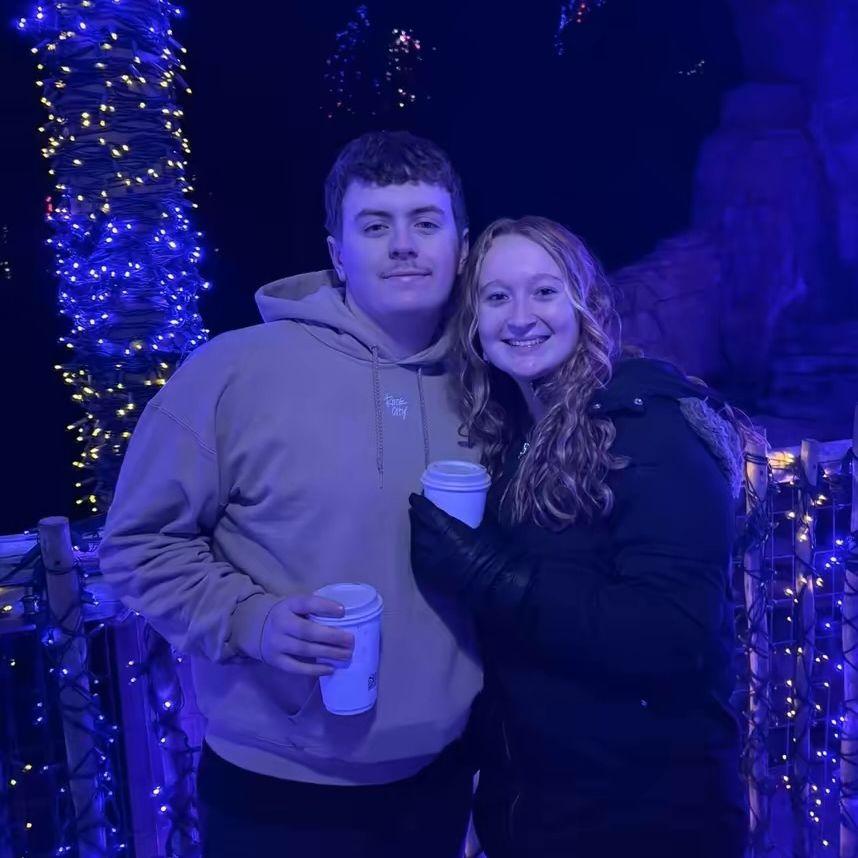 Celebrating three years at the Zoo lights!