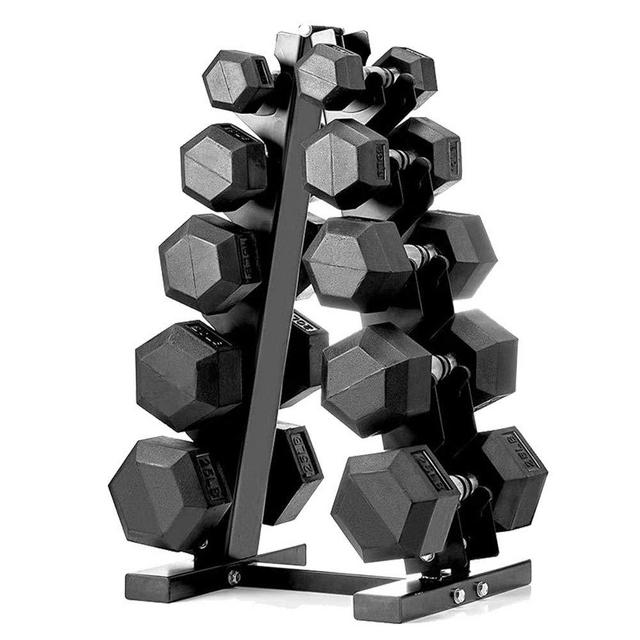 papababe Dumbbell Set Rubber Encased Hex Dumbbell Free Weights Dumbbells Set Home Weight Set