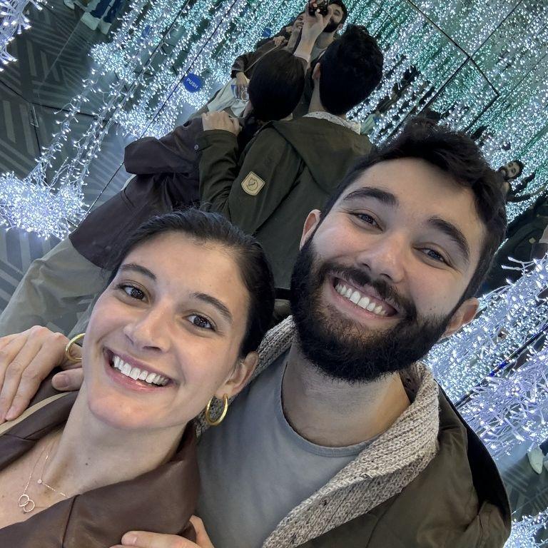 Museum of illusions. Adopted our sweet Rudy this day.