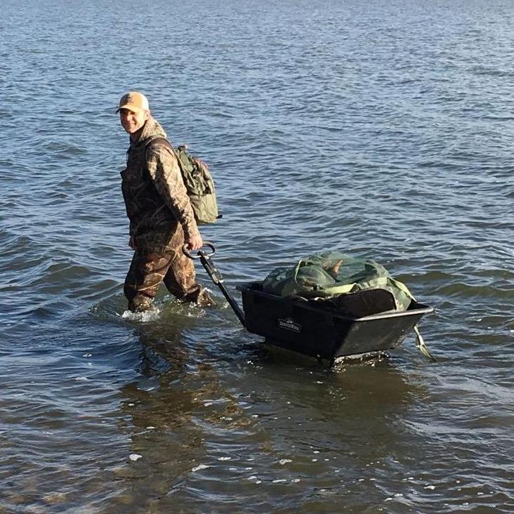 Their first time duck hunting together. -January 2019