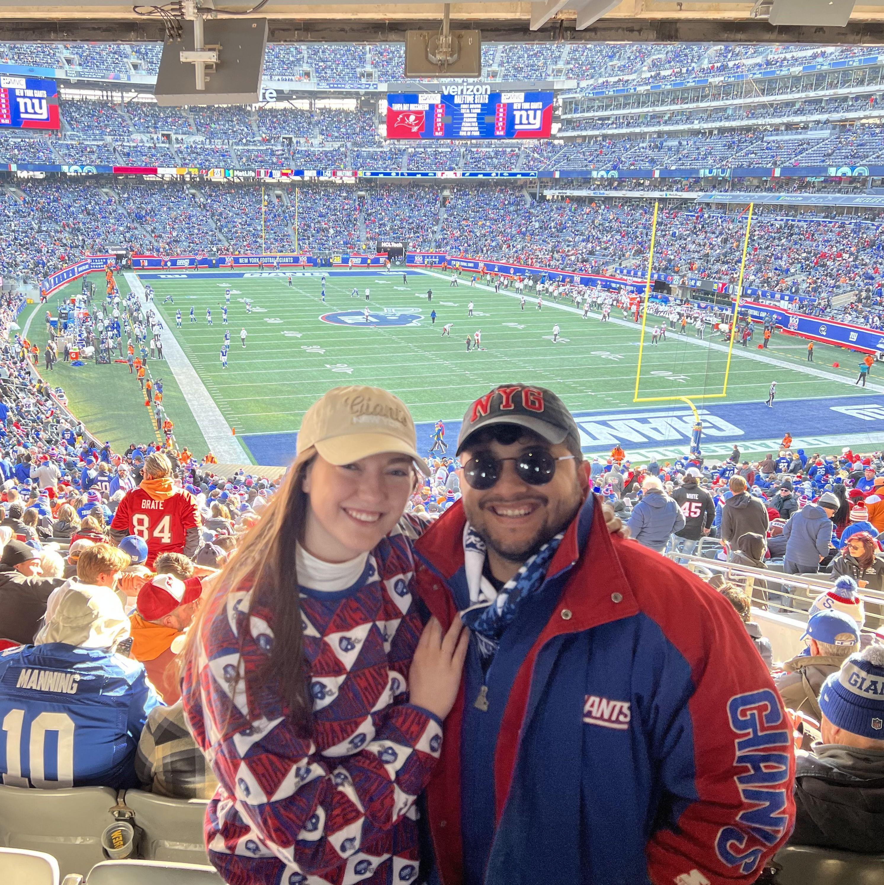 Win, lose, or tie, Giants fans till we die! November 2024