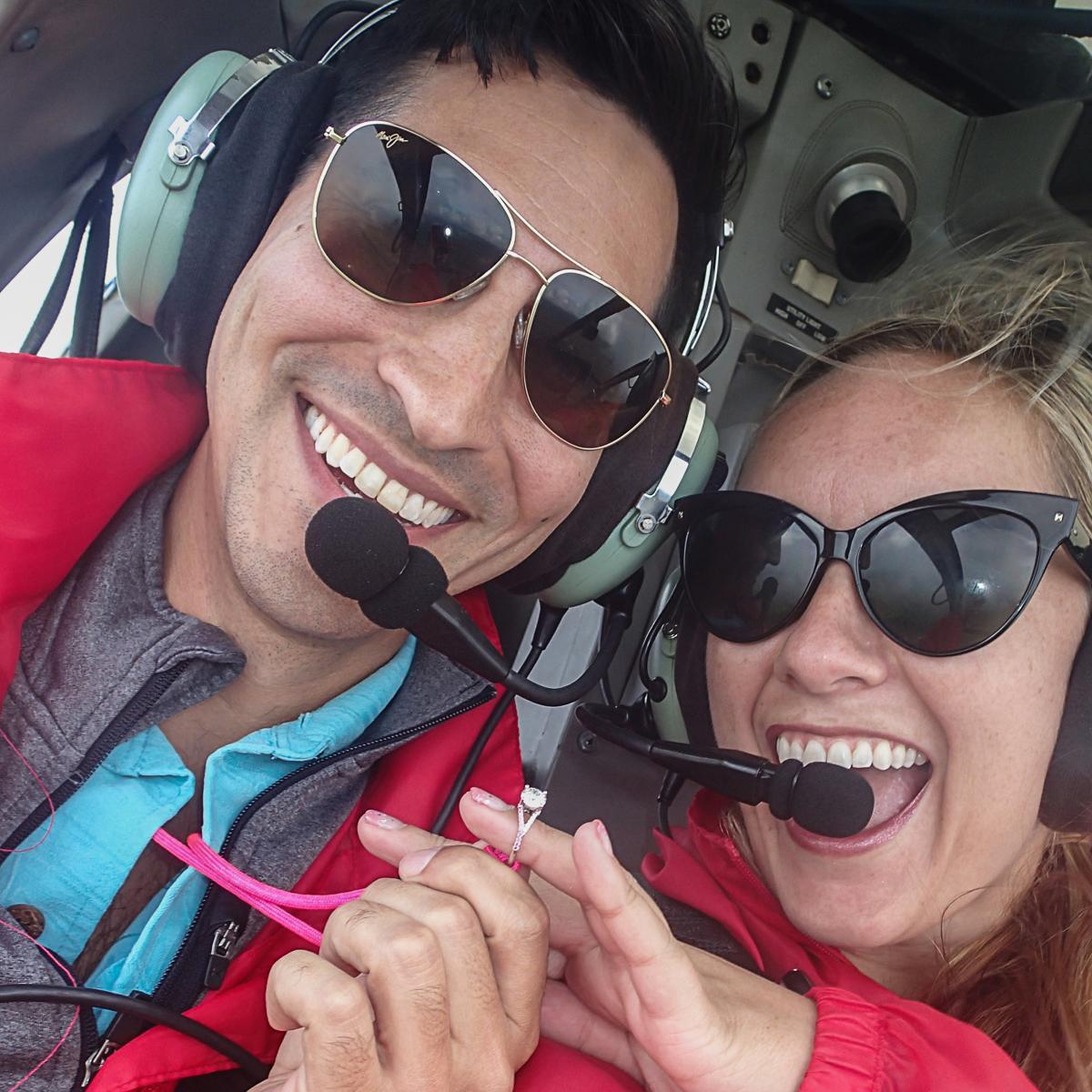 August 30, 2017
Ryan proposed in a doorless helicopter above bubbling lava in the Big Island of Hawaii!