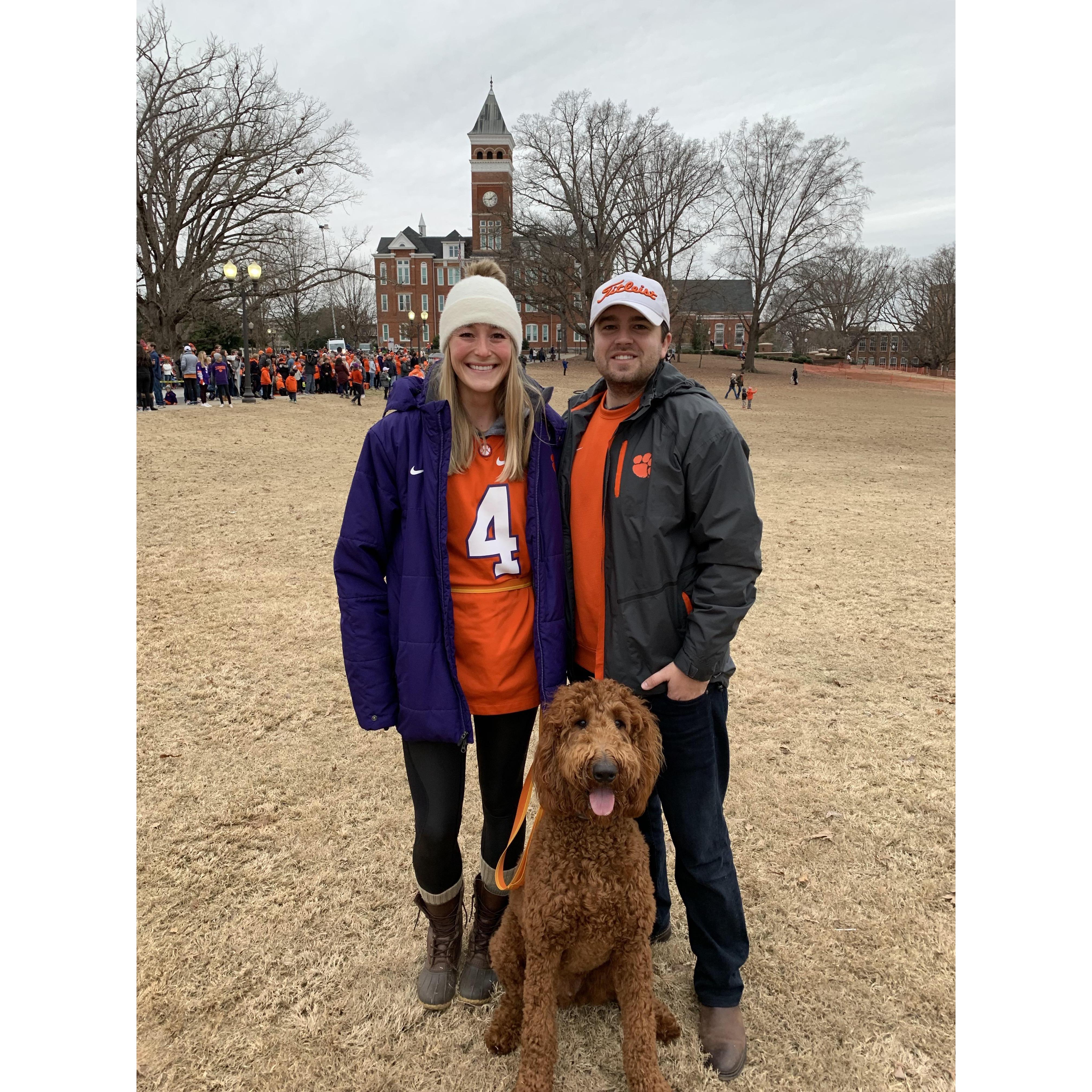 Celebrating Clemson Football 2018 National Championship in Tiger Town