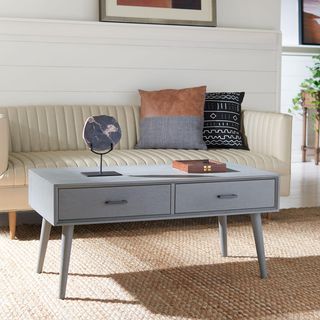 Mozart Mid Century 2-Drawer Coffee Table