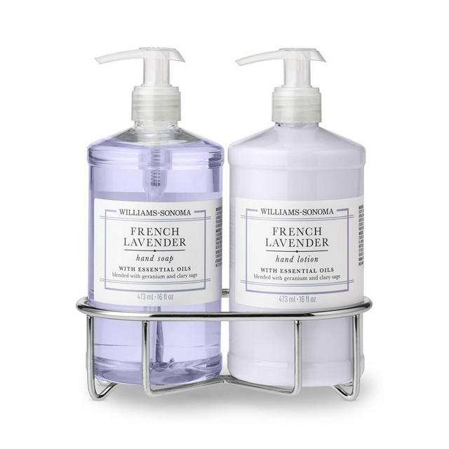 Williams Sonoma French Lavender Soap & Lotion, Classic 3-Piece Set