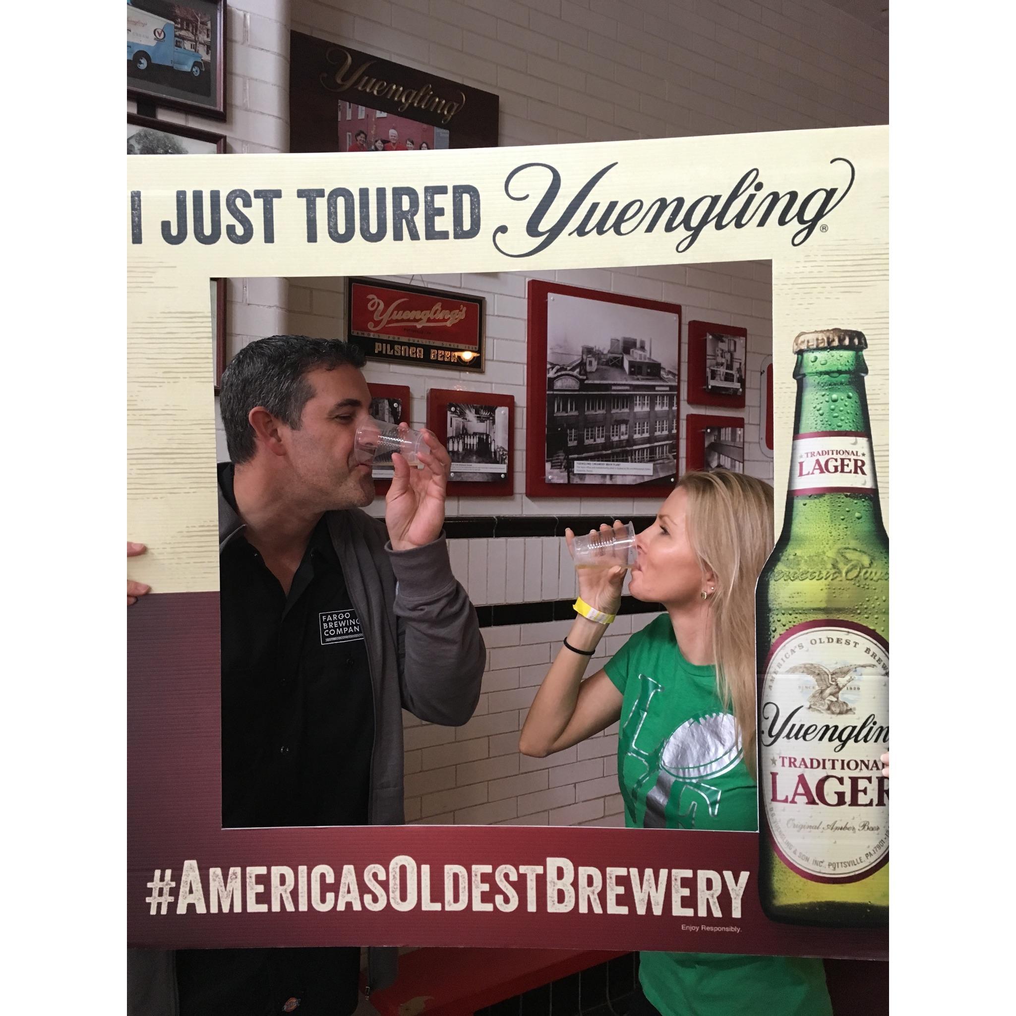 Cheers! I got to go back to Philadelphia with Jimmy and his mom.
