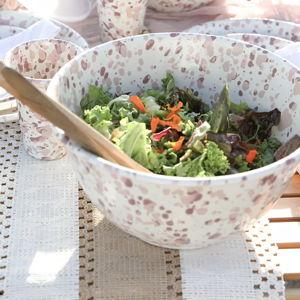 Crow Canyon Home Catalina Enamelware Large Salad Bowl