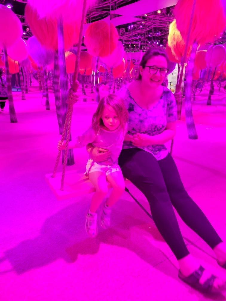 Rachel with Anastasia at the Dr. Seuss Experience