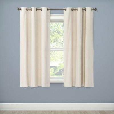 Windsor Light Blocking Curtain Panel Cream (42"x84") - Eclipse™