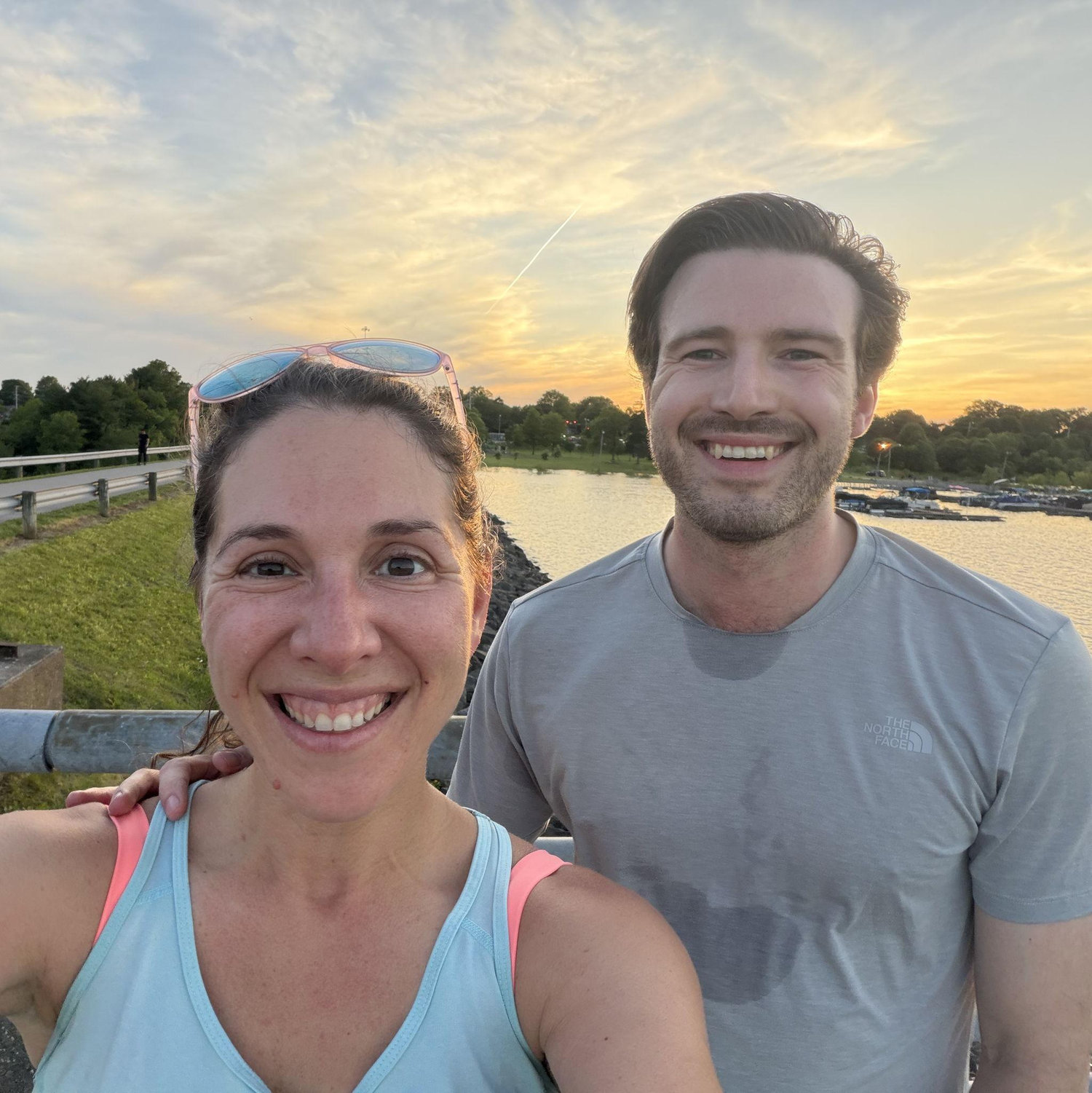 The couple that runs together stays together!