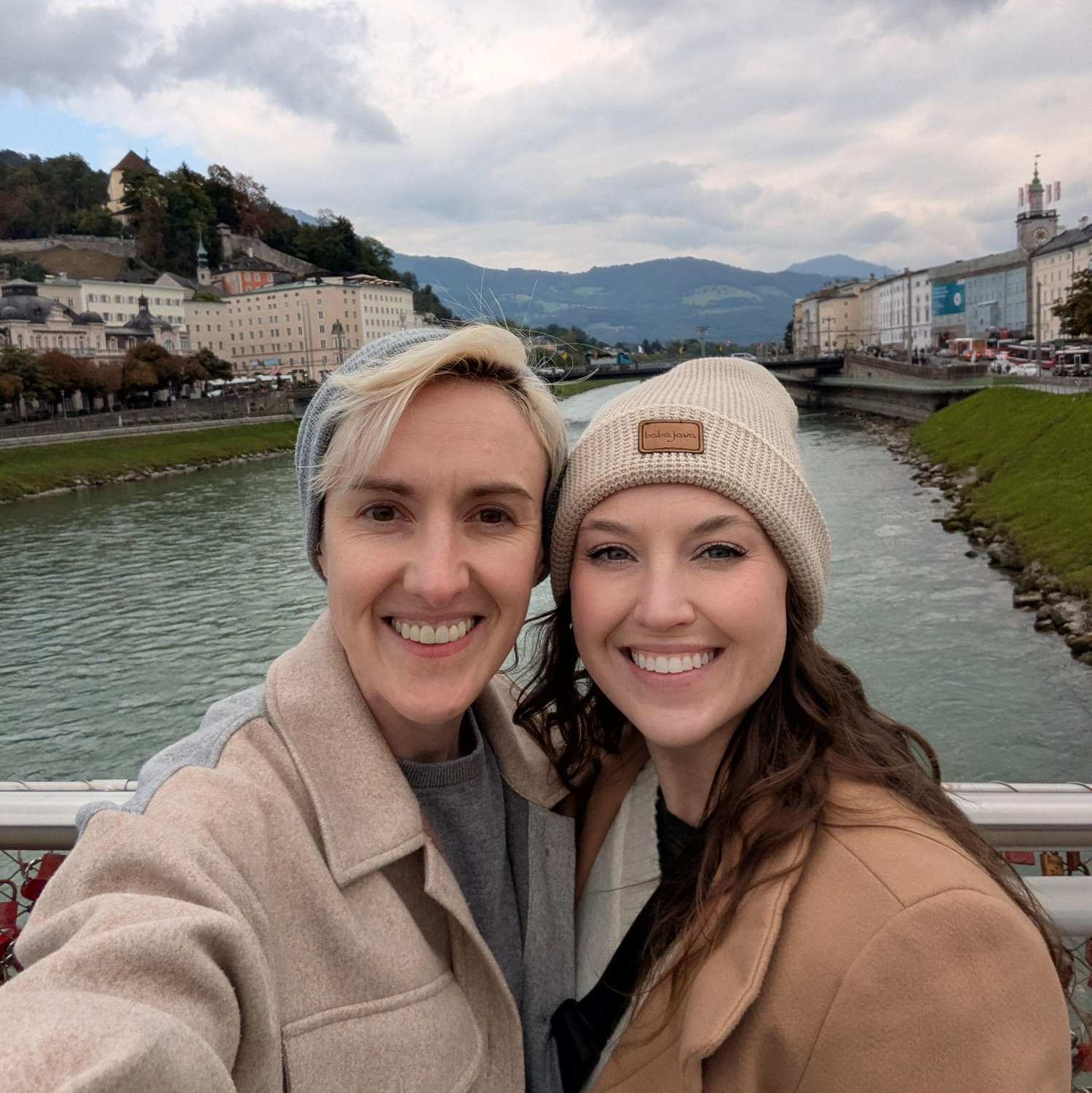 The day we got engaged in Salzburg, Austria.