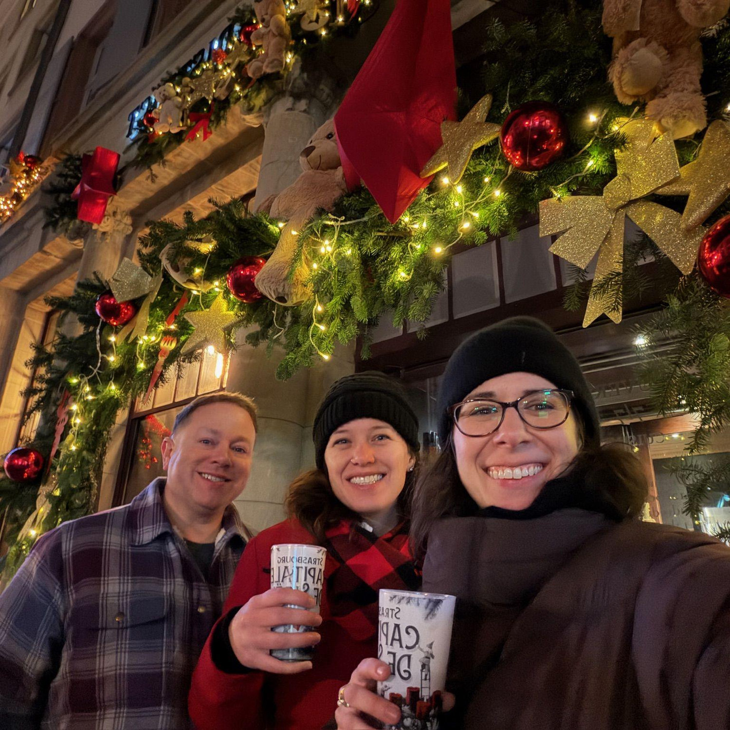 Until Brigitte finally agreed to book a flight to to visit her longtime friend, Cameron, to experience the Christmas markets together in Dec 2025. (Picture taken in Strasbourg, France)